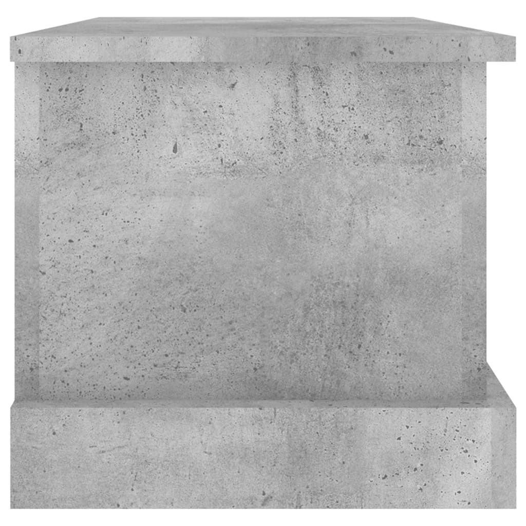 vidaXL Storage Box Concrete Grey 50x30x28 cm Engineered Wood