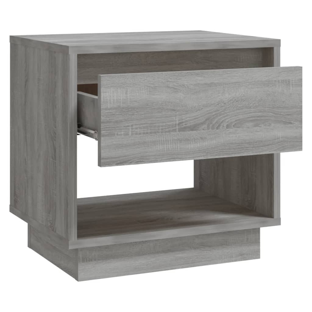 vidaXL Bedside Cabinets 2 pcs Grey Sonoma 45x34x44 cm Engineered Wood