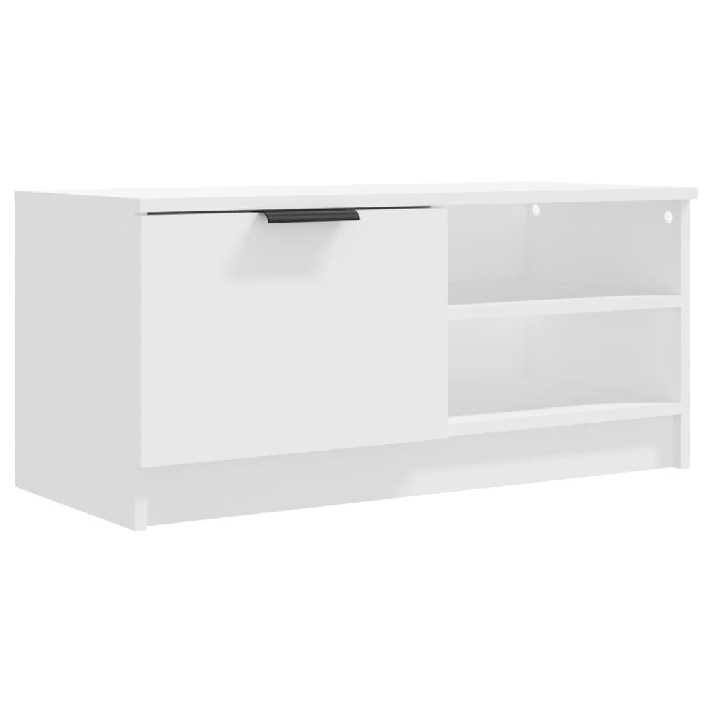 vidaXL TV Cabinets 2 pcs White 80x35x36.5 cm Engineered Wood