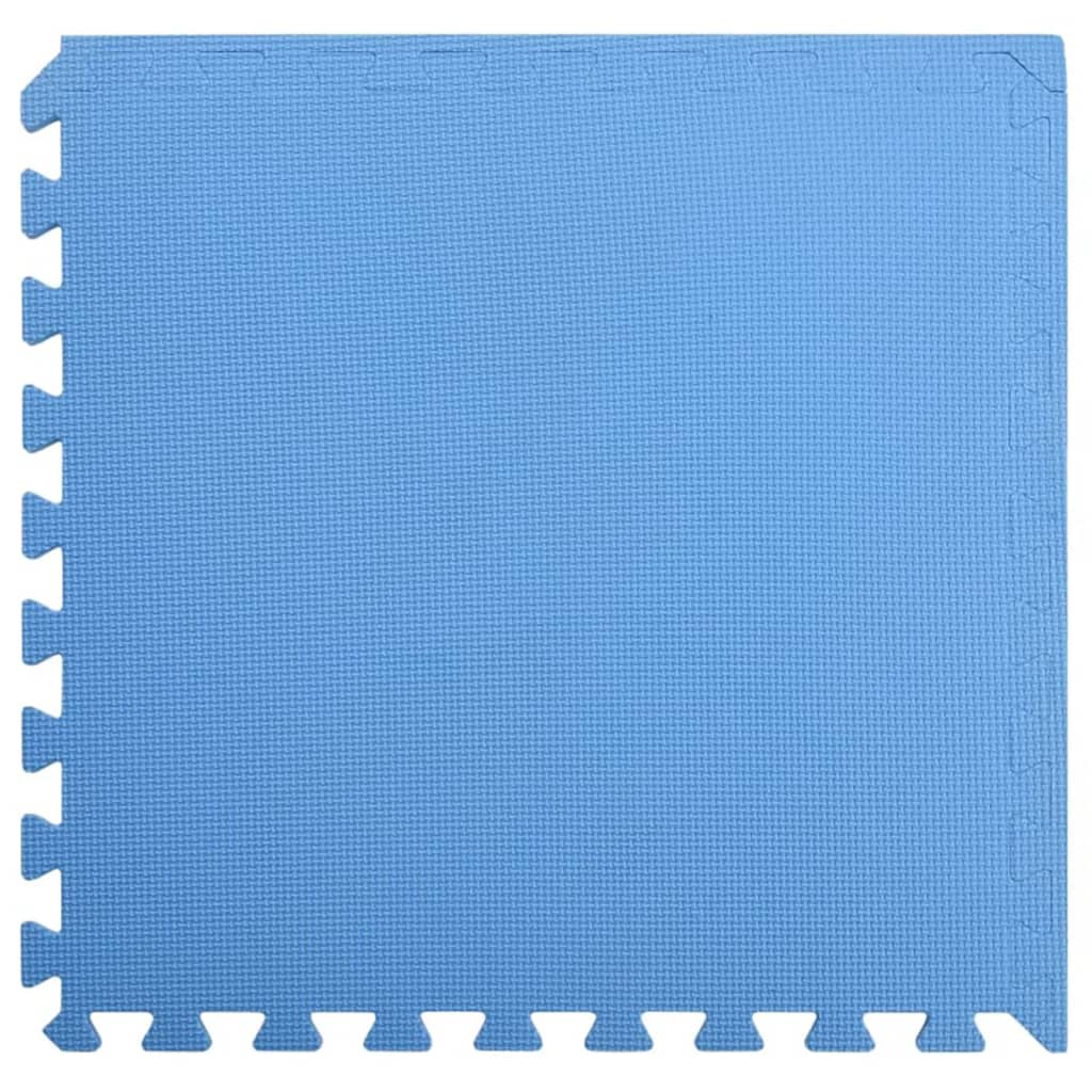 vidaXL Floor Mats 12 pcs 4.32 ㎡ EVA Foam Blue