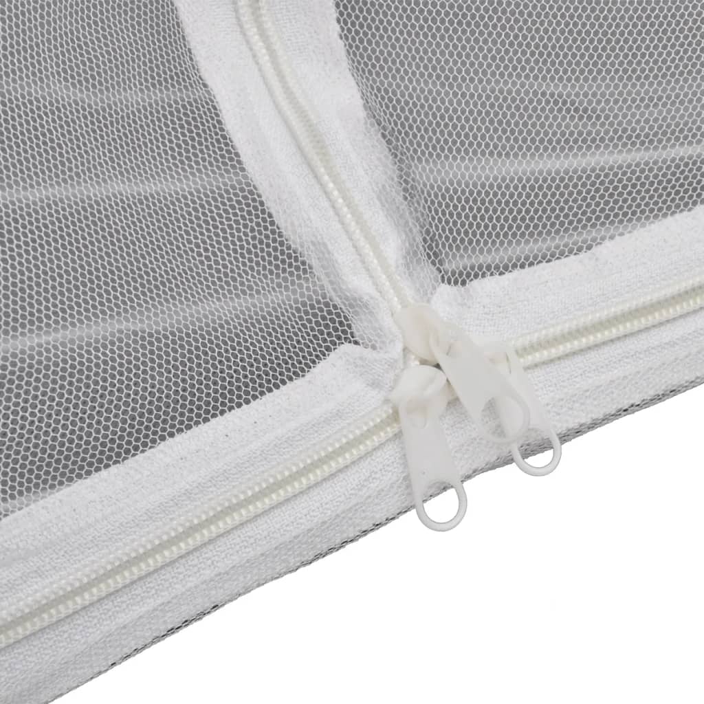 Mongolia Net Mosquito Net 2 Doors 200 x 120 x 130 cm White