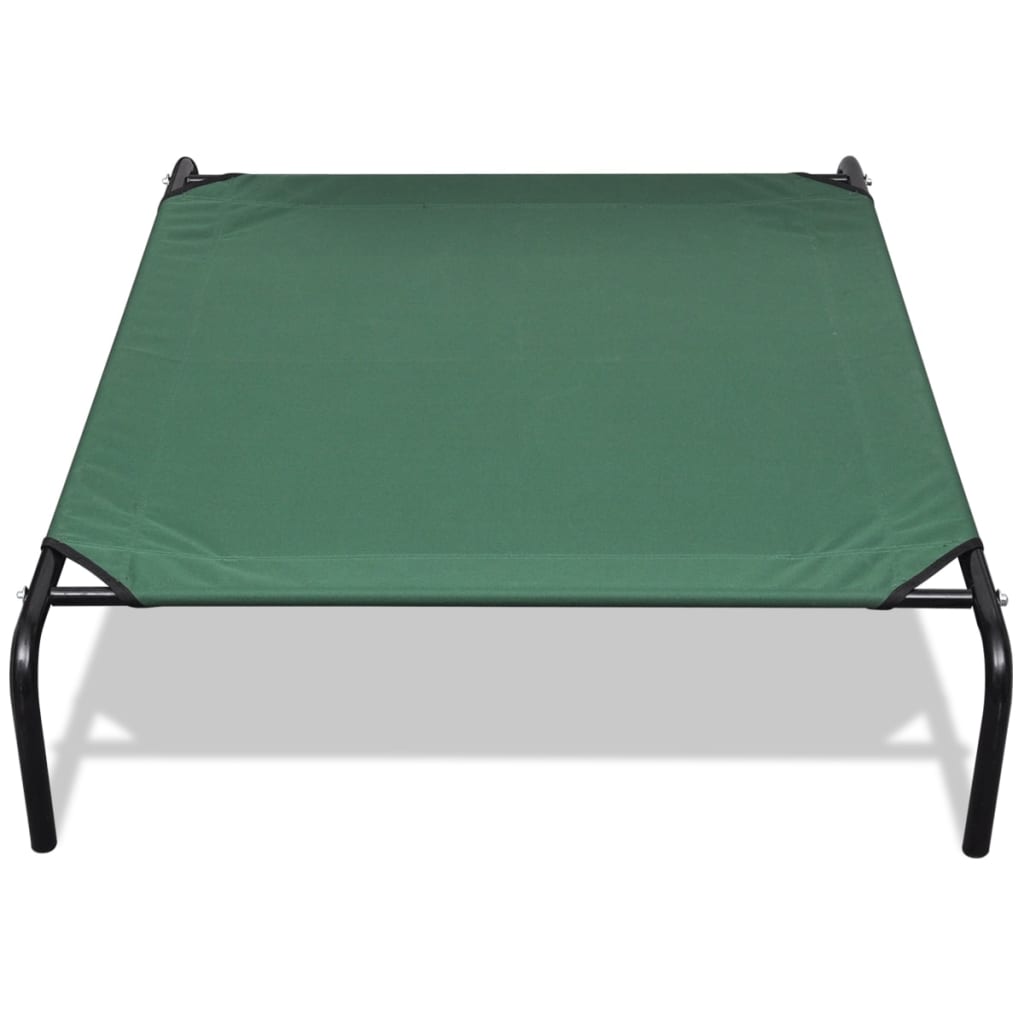 Elevated Pet Bed with Steel Frame 130 x 80 cm