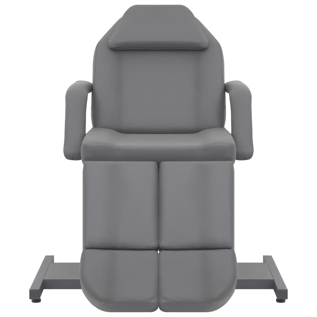 vidaXL Beauty Treatment Chair Faux Leather Grey 180x62x78 cm
