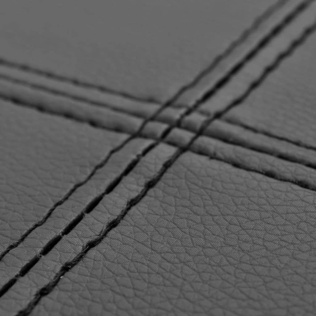 vidaXL Black High Quality Artificial Leather Bench