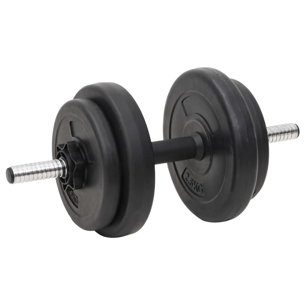 vidaXL Barbell and Dumbbell with Plates 60 kg