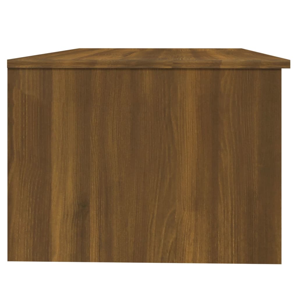 vidaXL Coffee Table Brown Oak 102x50x36 cm Engineered Wood