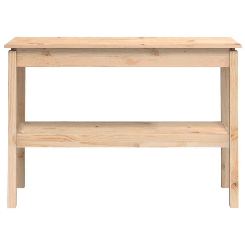 vidaXL Console Table 110x40x75 cm Solid Wood Pine