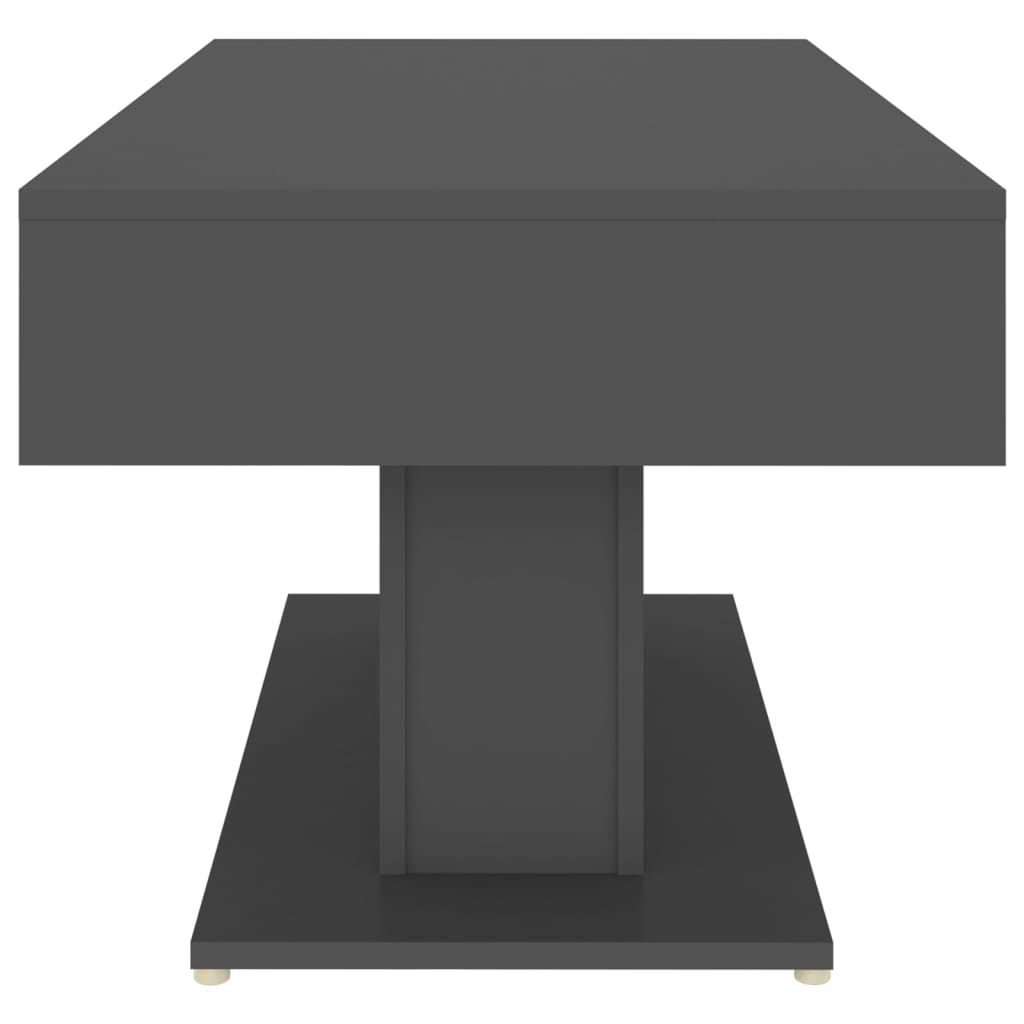 vidaXL Coffee Table Grey 96x50x45 cm Engineered Wood