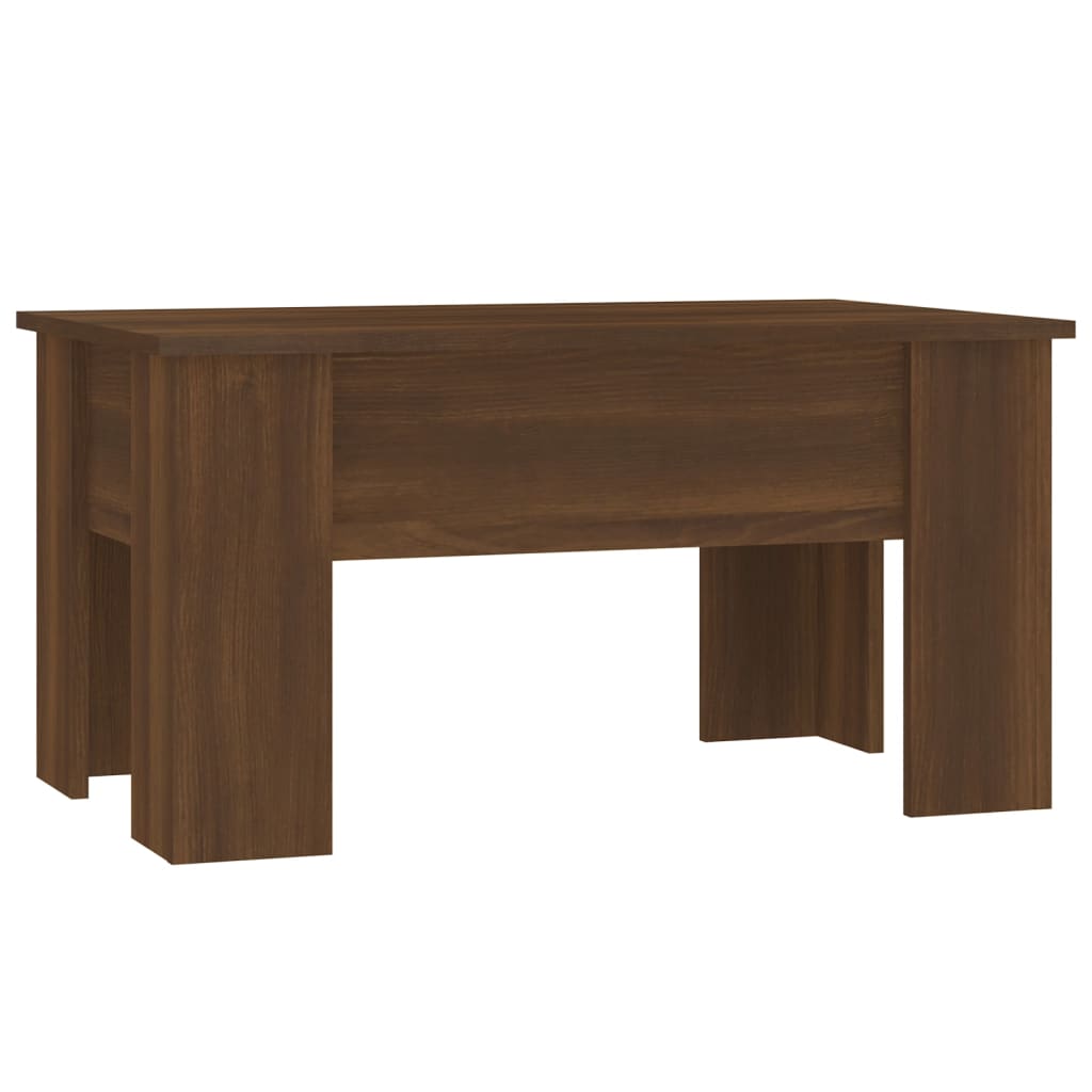 vidaXL Coffee Table Brown Oak 79x49x41 cm Engineered Wood