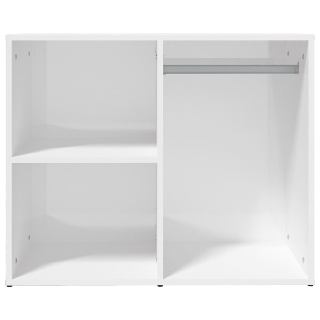 vidaXL Dressing Cabinet High Gloss White 80x40x65 cm Engineered Wood