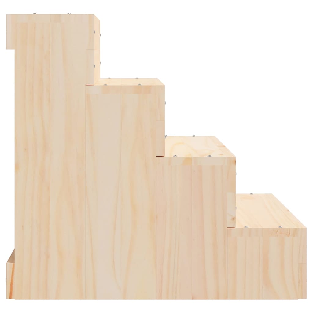 vidaXL Pet Stair 40x49x47 cm Solid Wood Pine