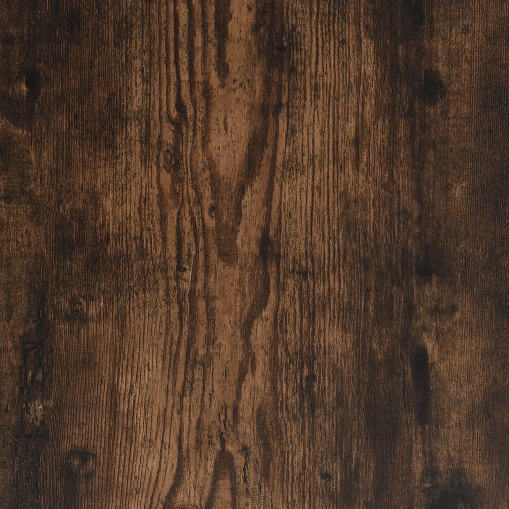 vidaXL Wall Shelf Smoked Oak 104x20x58.5 cm Engineered Wood