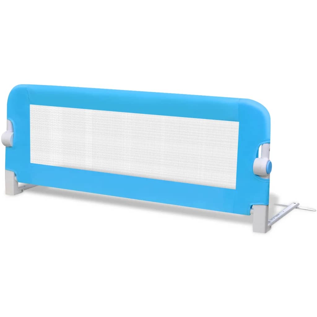 vidaXL Toddler Safety Bed Rail 102 x 42 cm Blue