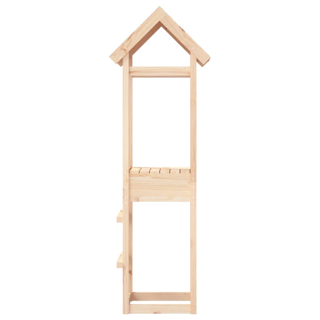 vidaXL Play Tower 53x46.5x194 cm Solid Wood Pine