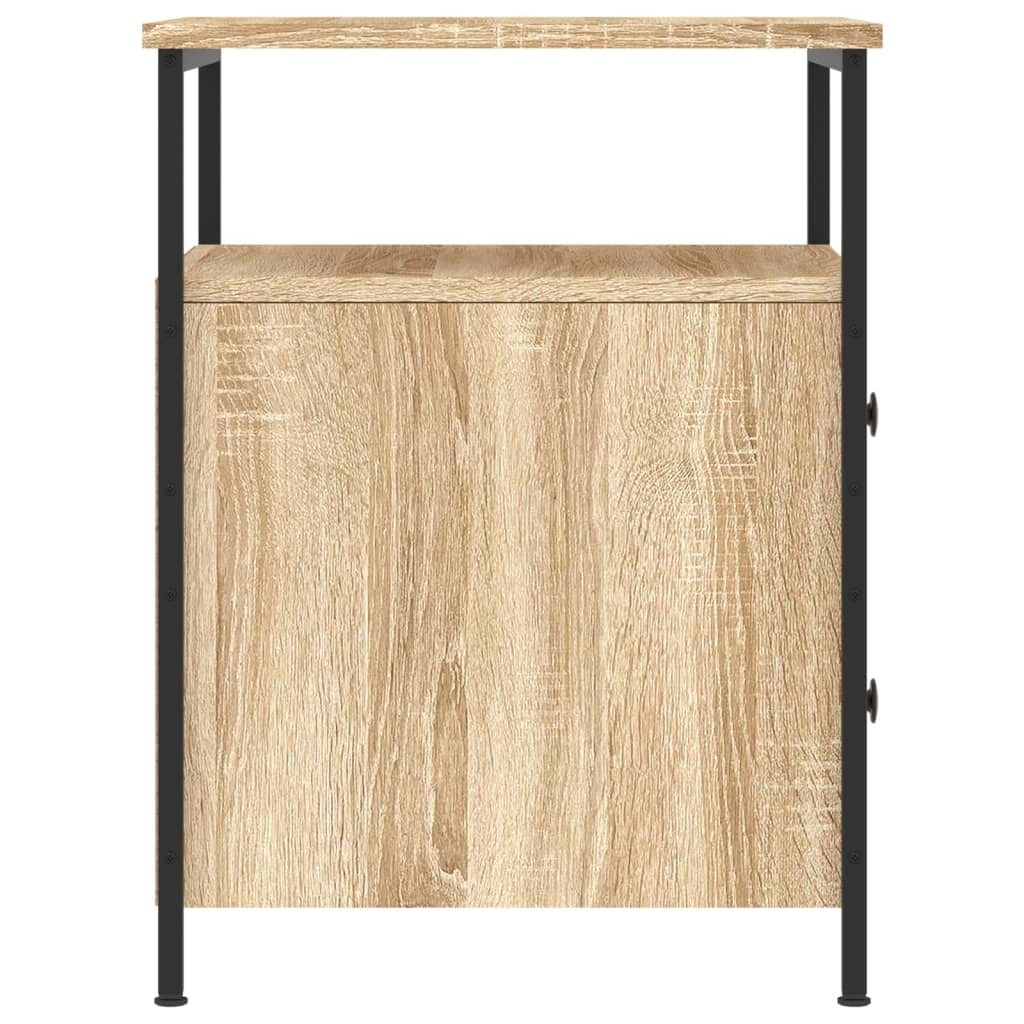 vidaXL Bedside Cabinet Sonoma Oak 44x45x60 cm Engineered Wood