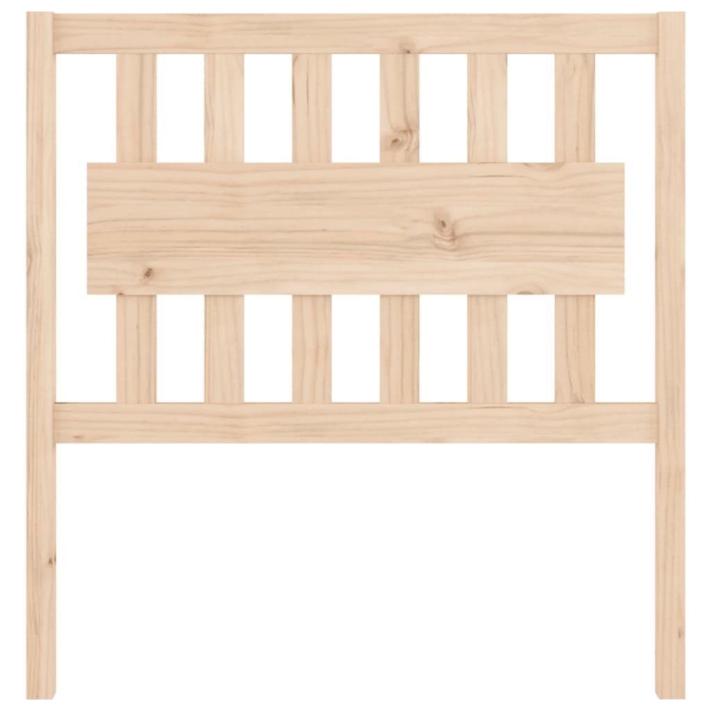 vidaXL Bed Headboard 95.5x4x100 cm Solid Wood Pine
