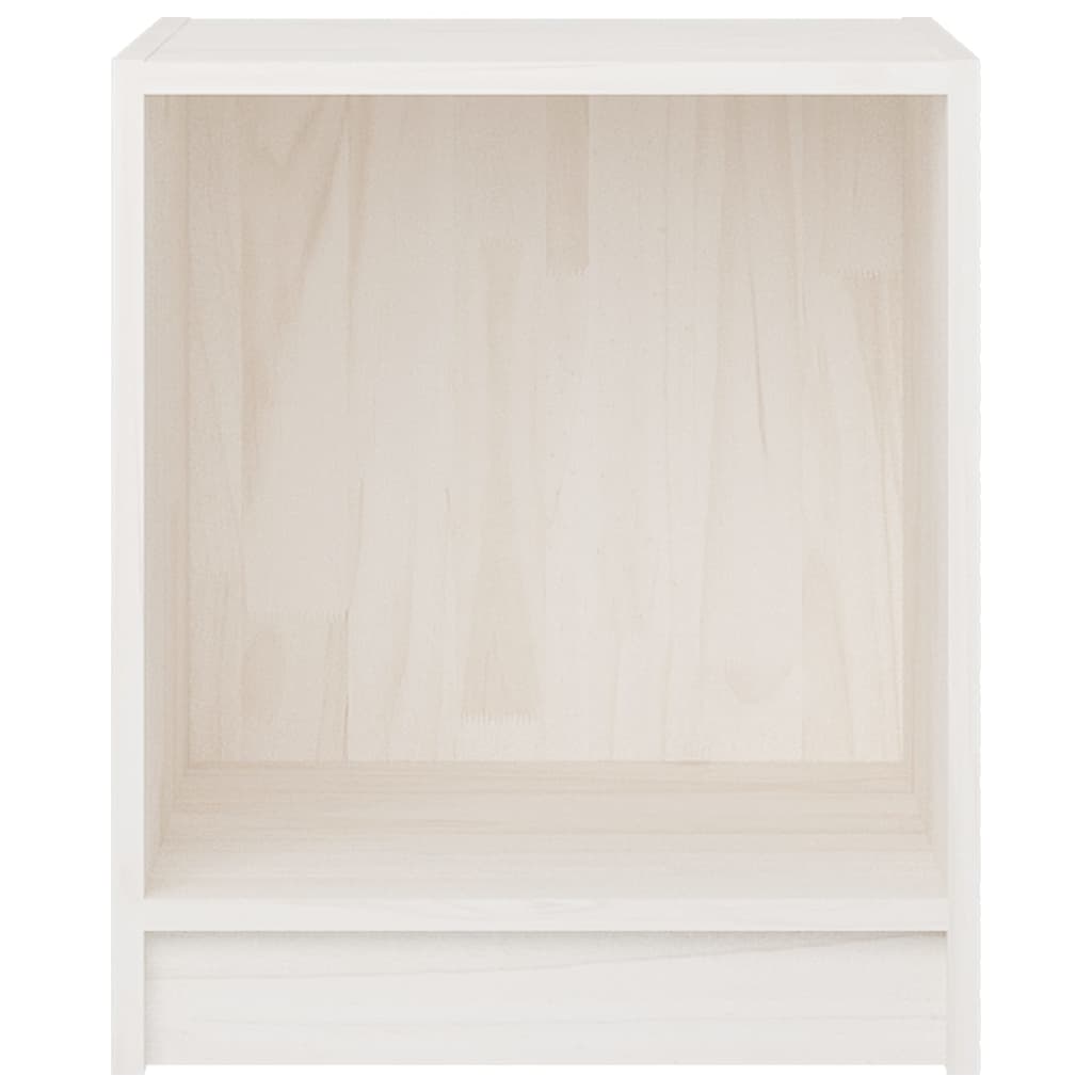 vidaXL Bedside Cabinets 2 pcs White 35.5x33.5x41.5 cm Solid Pinewood