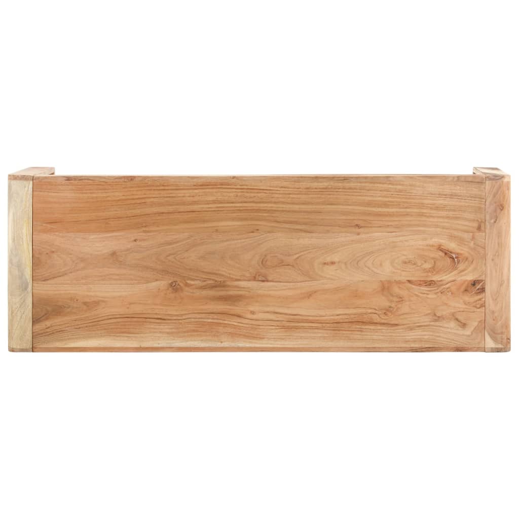 vidaXL Bench 110x38x46 cm Solid Acacia Wood