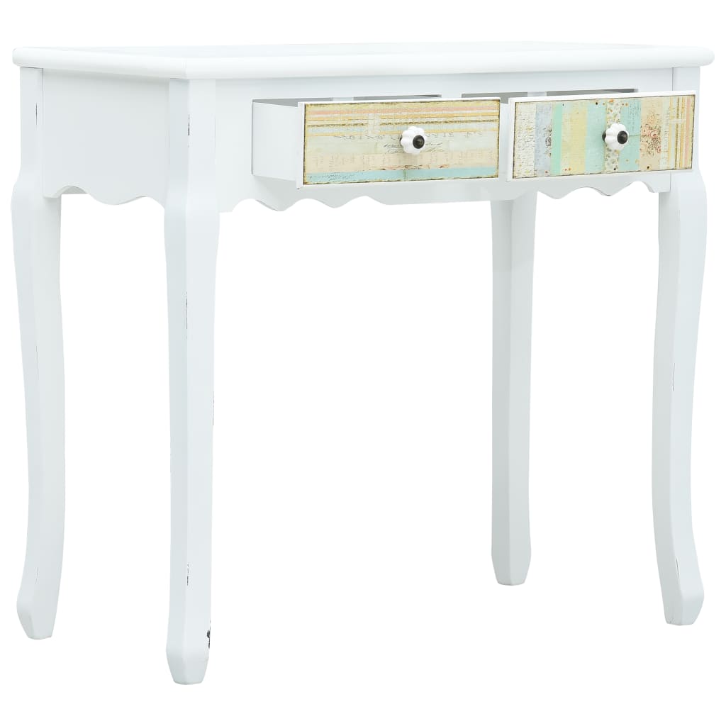 vidaXL Console Table White 80x40x74 cm Wood