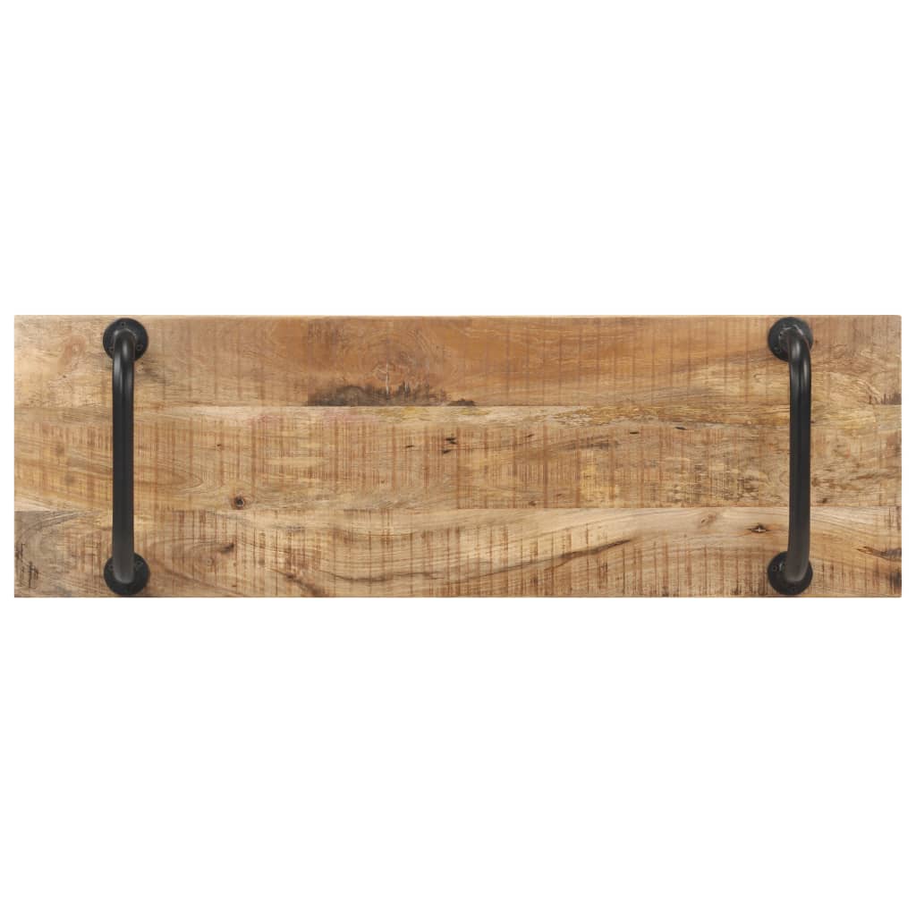 vidaXL Bench 110 cm Rough Mango Wood