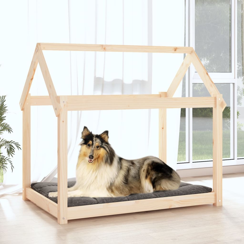 vidaXL Dog Bed 101x70x90 cm Solid Wood Pine
