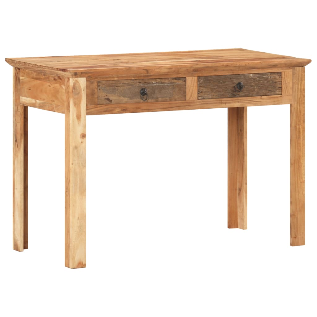 vidaXL Desk 110x50x75 cm Solid Reclaimed Wood