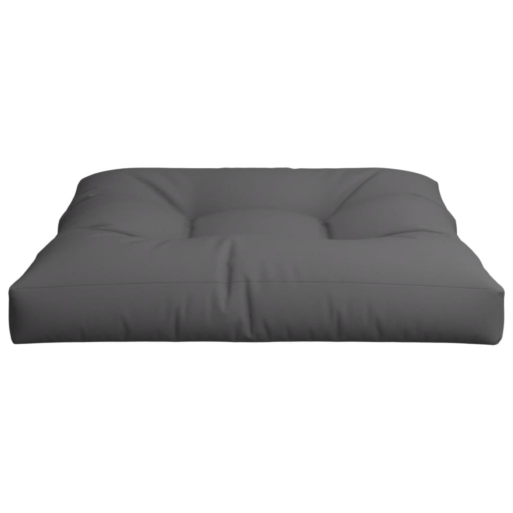 vidaXL Pallet Cushion 80x80x12 cm Grey Fabric