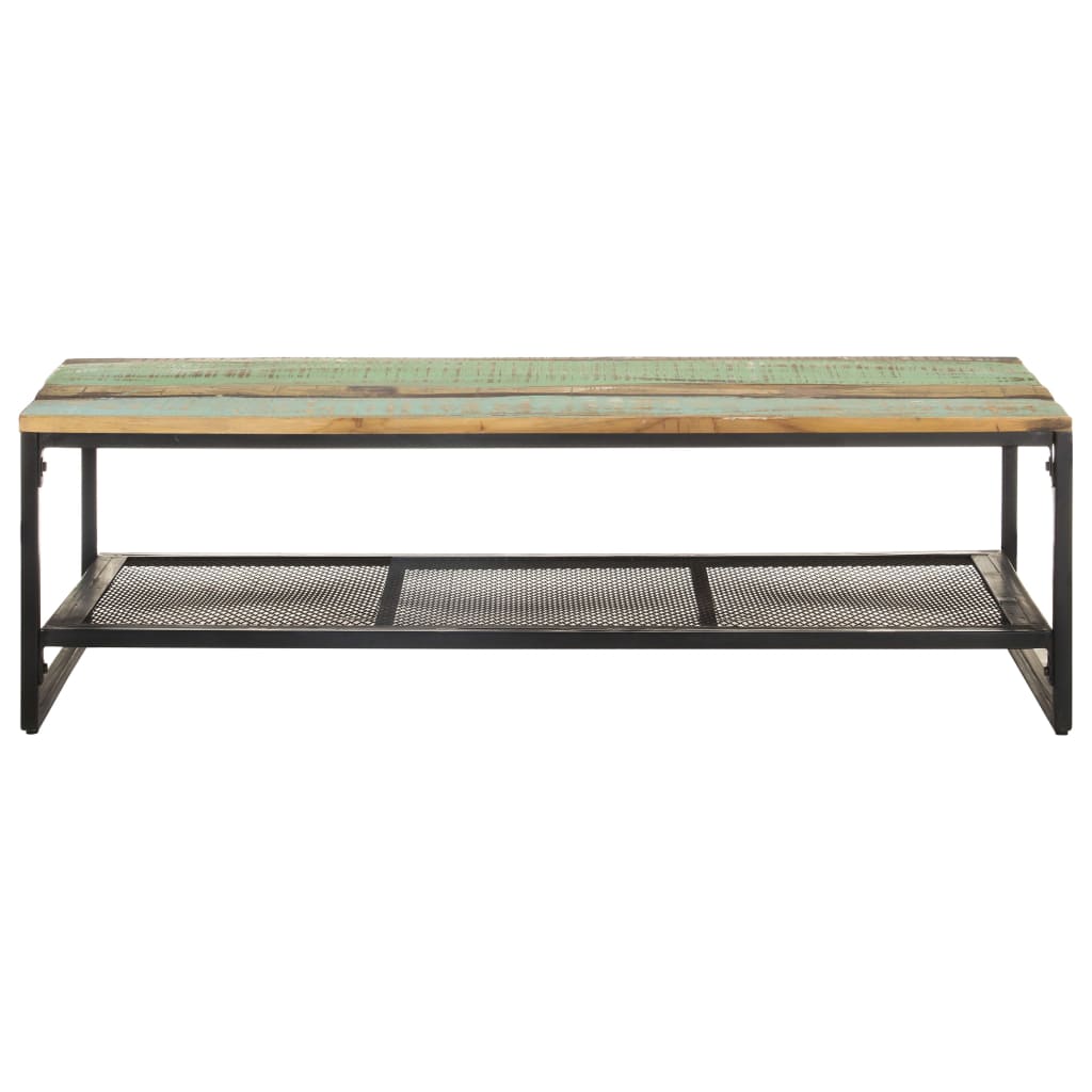vidaXL Coffee Table 110x60x35 cm Solid Reclaimed Wood
