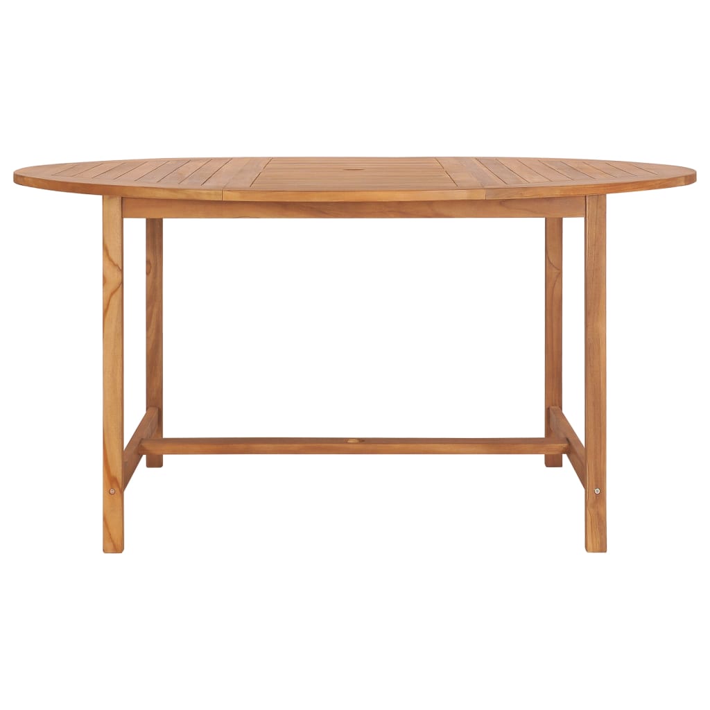 vidaXL Garden Table 150x76 cm Solid Teak Wood