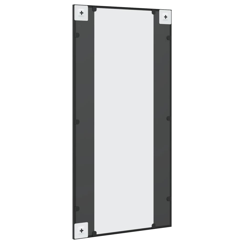 vidaXL Wall Mirror Black 50x100 cm Rectangle Iron | vidaXL.com.au