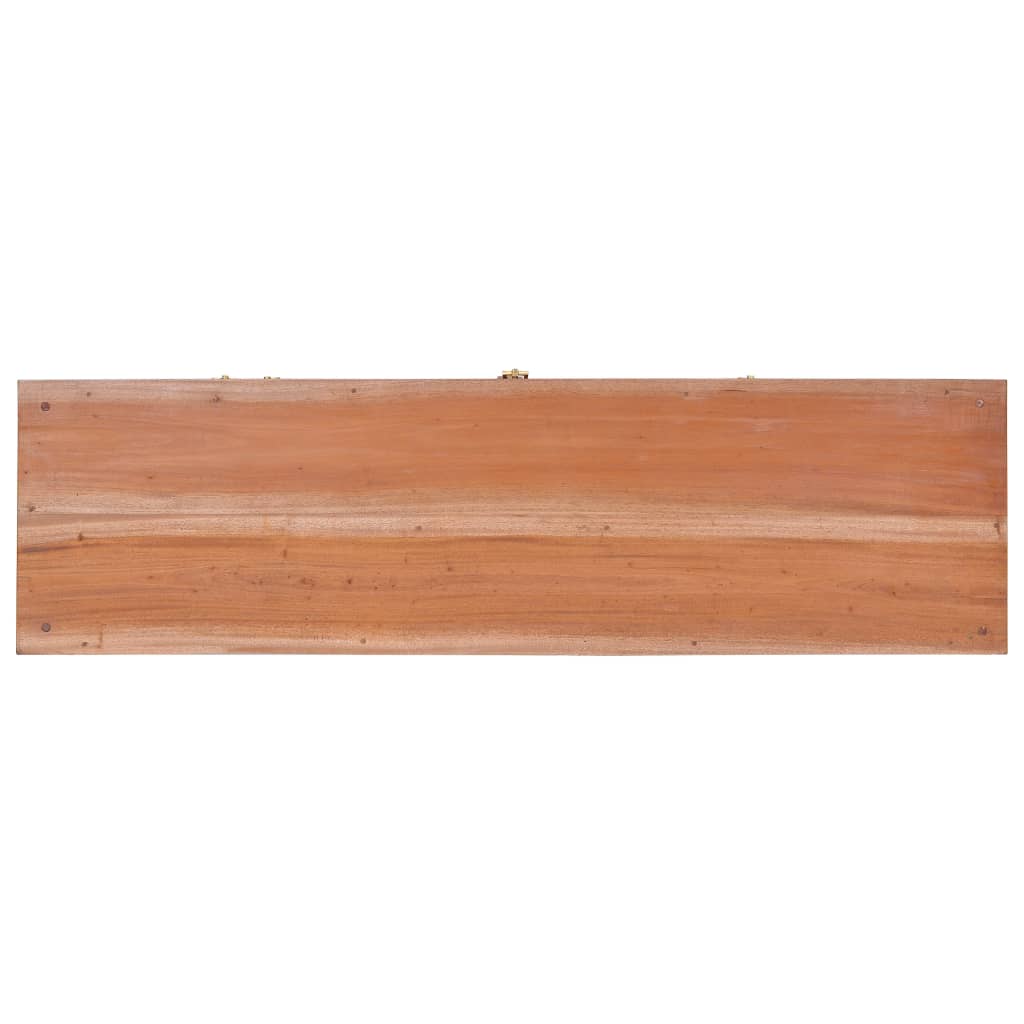 vidaXL TV Cabinet 110x30x45 cm Solid Mahogany Wood
