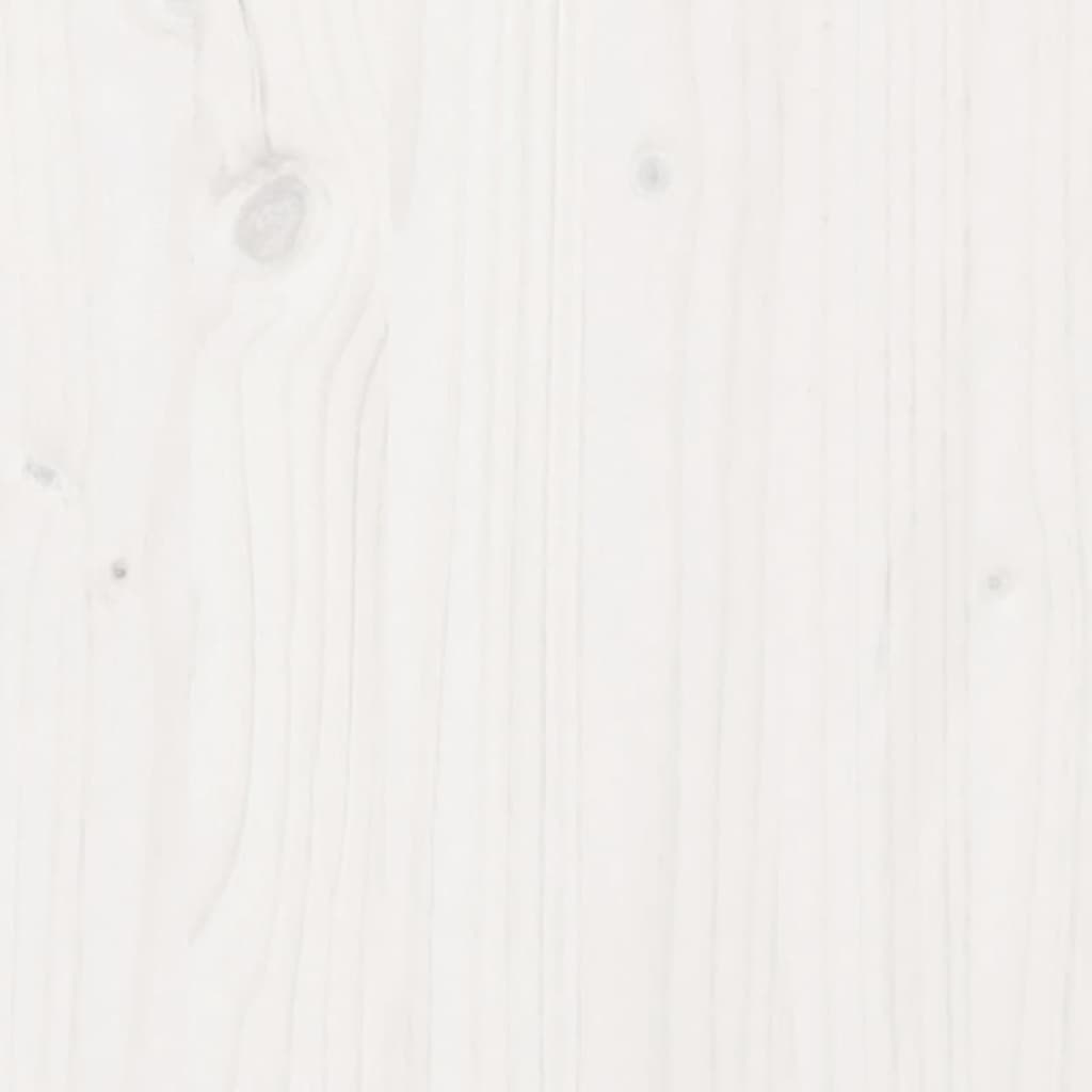 vidaXL Garden Sofa White 79x60x62 cm Solid Wood Pine