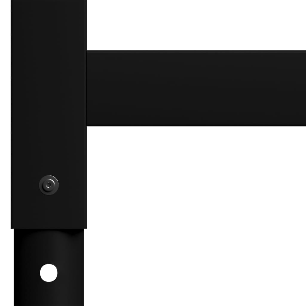 vidaXL Adjustable Work Bench Frames 2 pcs Metal 55x(69-95.5) cm Black