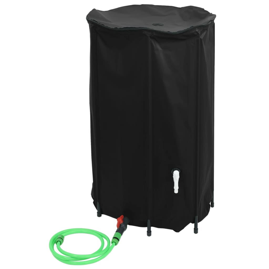 vidaXL Water Tank with Tap Foldable 500 L PVC