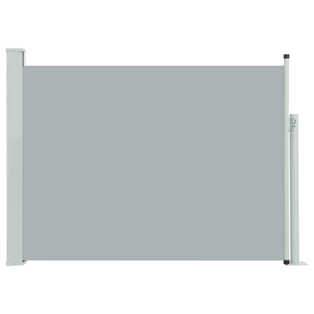 vidaXL Patio Retractable Side Awning 100x500 cm Grey