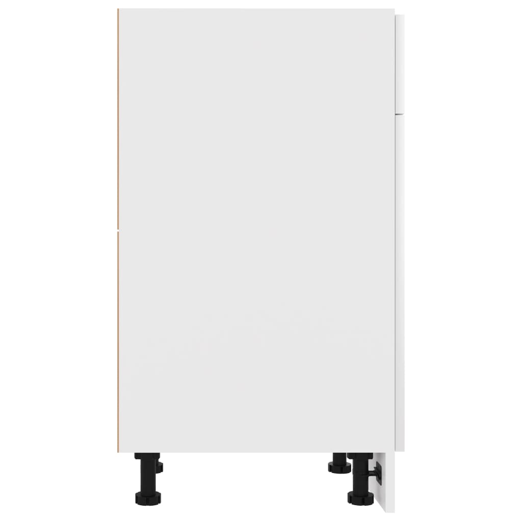 vidaXL Drawer Bottom Cabinet White 40x46x81.5 cm Engineered Wood