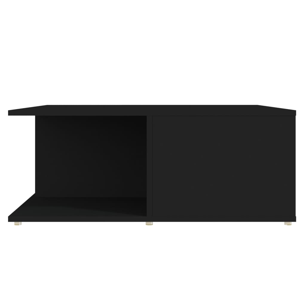 vidaXL Coffee Table Black 80x80x31 cm Chipboard