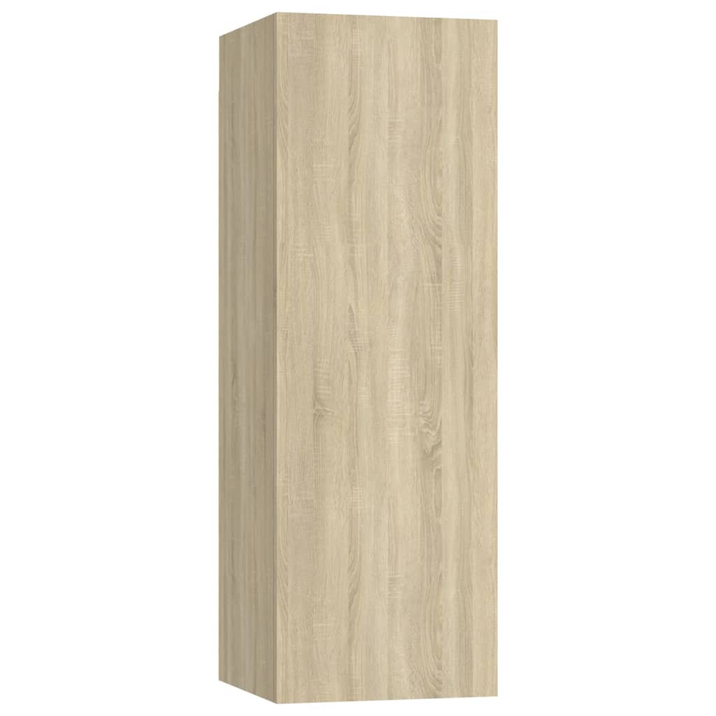vidaXL TV Cabinets 4 pcs Sonoma Oak 30.5x30x90 cm Engineered Wood