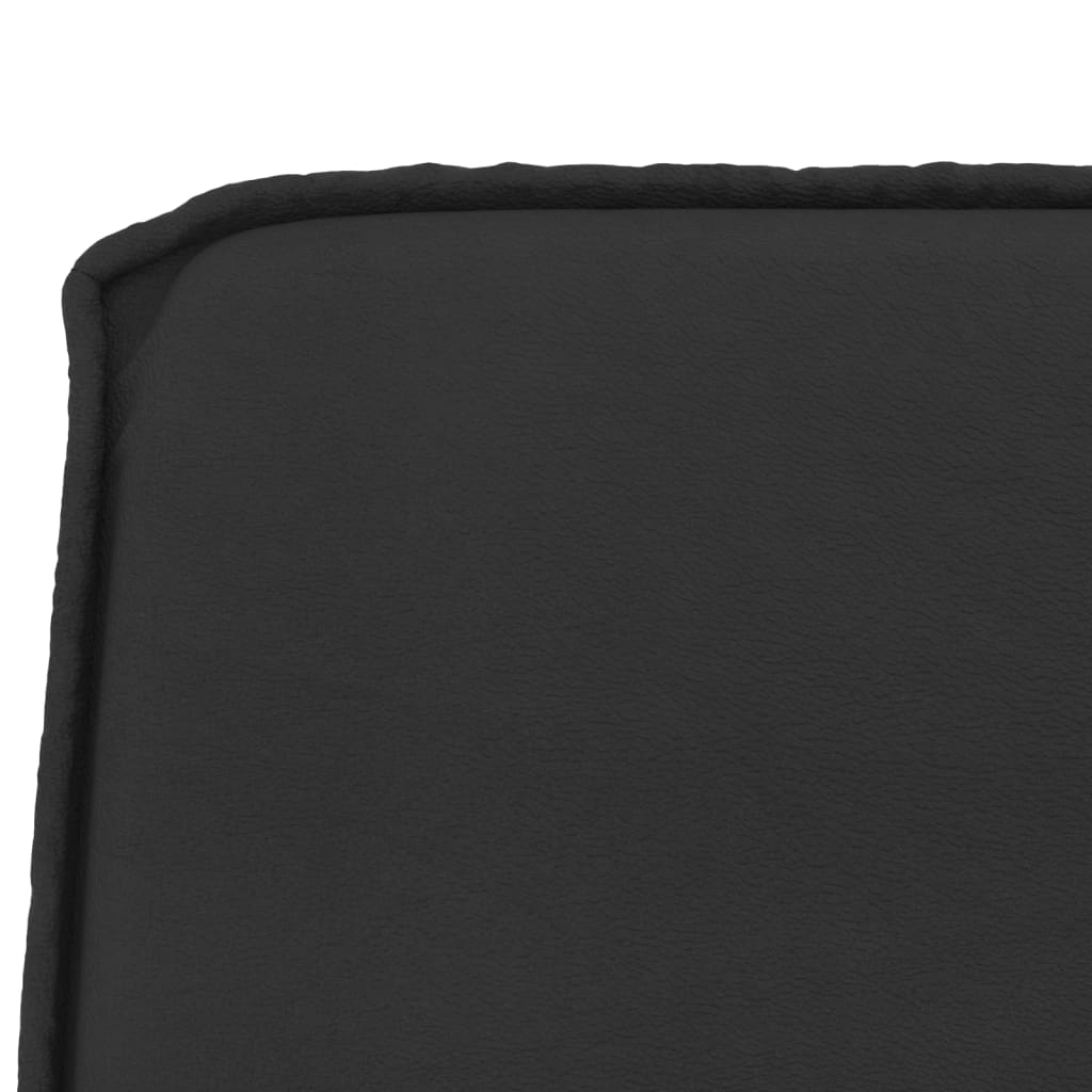 vidaXL Bench Black 100x75x76 cm Faux Leather