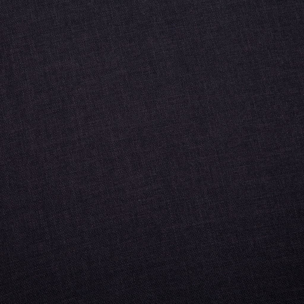 vidaXL 2 Piece Sofa Set Fabric Black