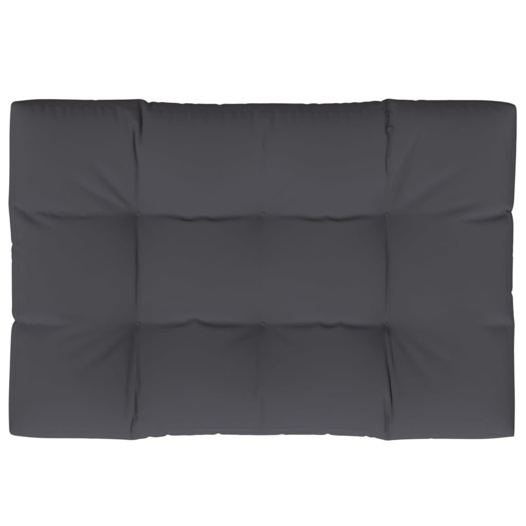 vidaXL Pallet Cushion Anthracite 120x80x12 cm Fabric