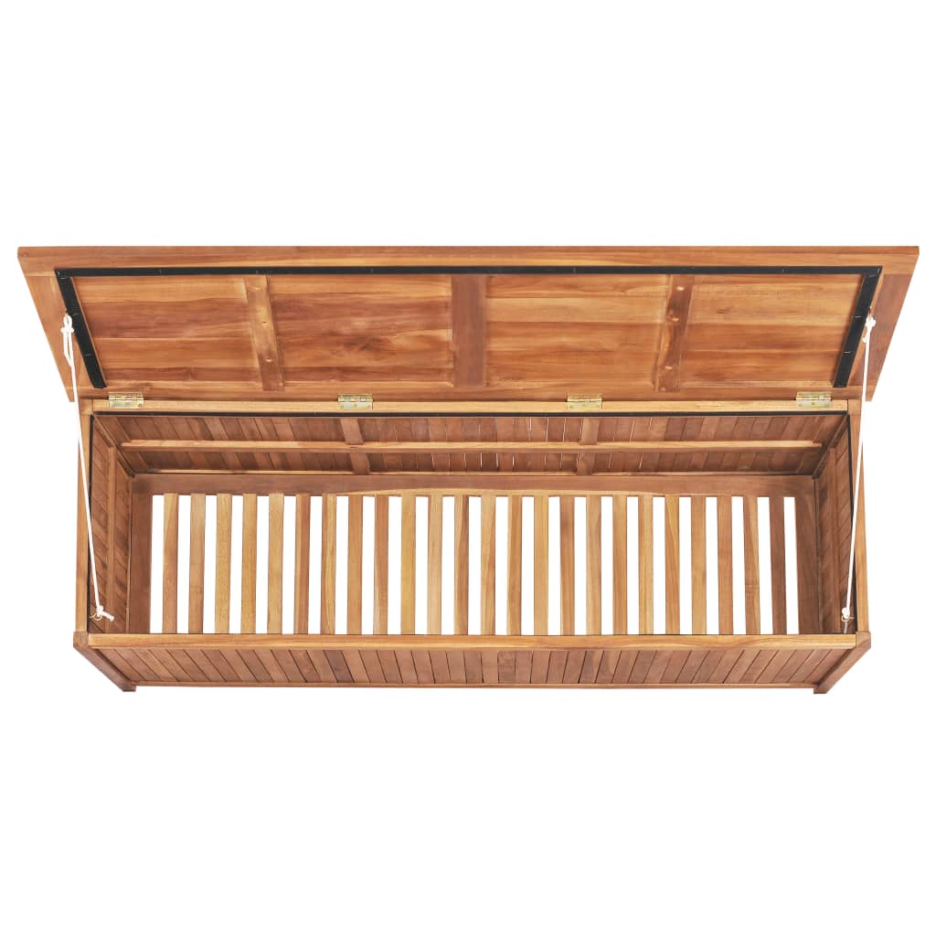 vidaXL Garden Storage Box 150x50x58 cm Solid Teak Wood