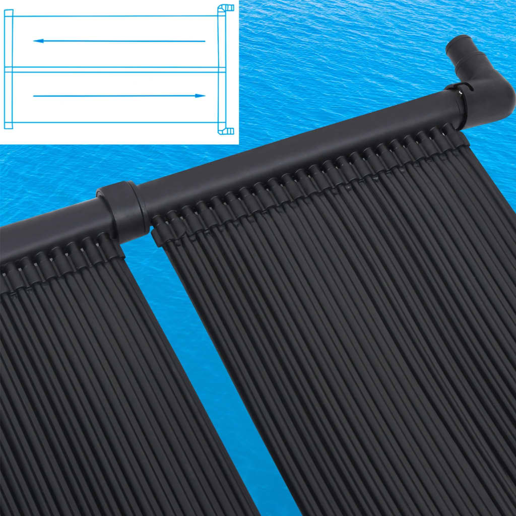 vidaXL Solar Pool Heater Panel 2 pcs 80x310 cm
