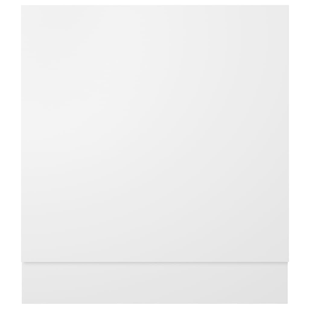 vidaXL Dishwasher Panel White 59.5x3x67 cm Engineered Wood