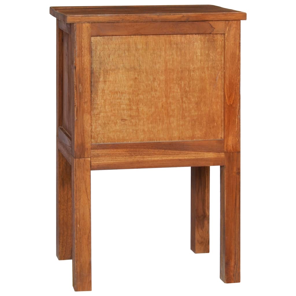 vidaXL Bedside Cabinet 40x35x60 cm Solid Teak Wood