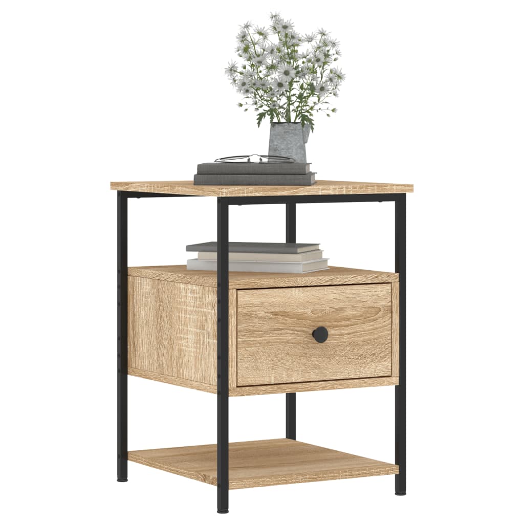 vidaXL Bedside Cabinets 2 pcs Sonoma Oak 40x42x56 cm Engineered Wood