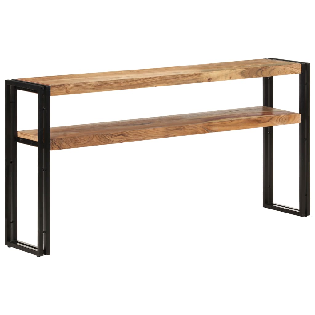 vidaXL Console Table 150x30x75 cm Solid Acacia Wood