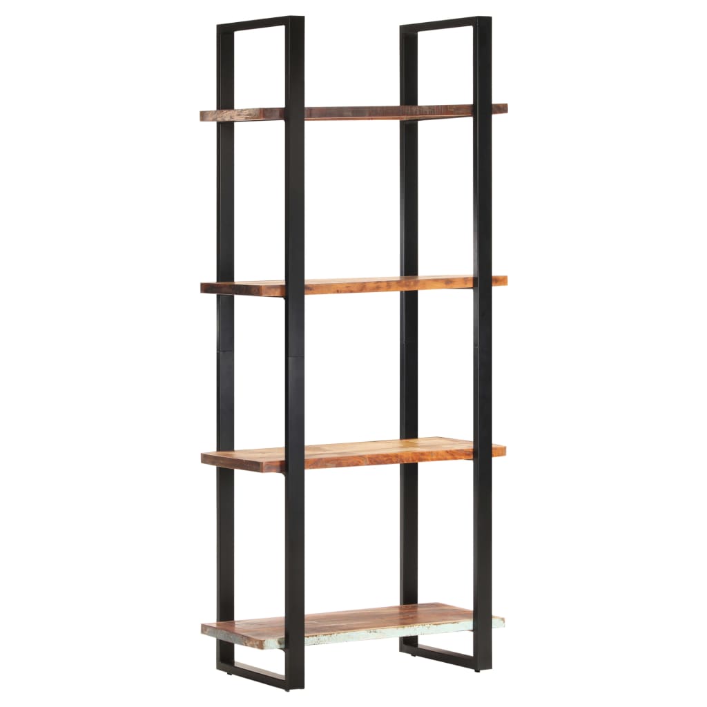 vidaXL 4-Tier Bookcase 80x40x180 cm Solid Reclaimed Wood