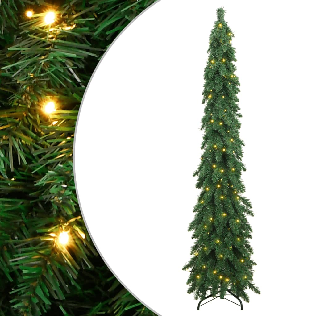 vidaXL Artificial Pre-lit Christmas Tree with 100 LEDs 180 cm