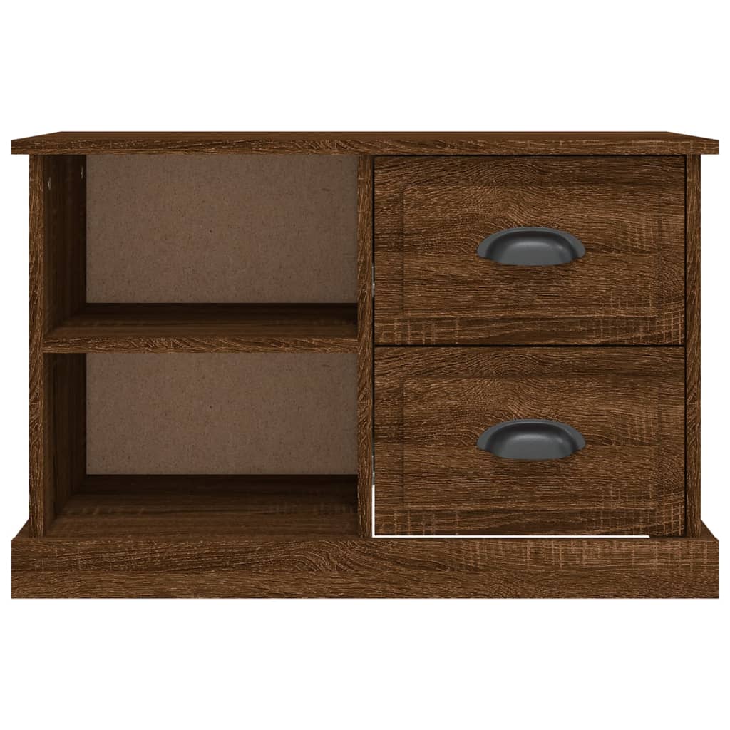 vidaXL TV Cabinet Brown Oak 73x35.5x47.5 cm Engineered Wood
